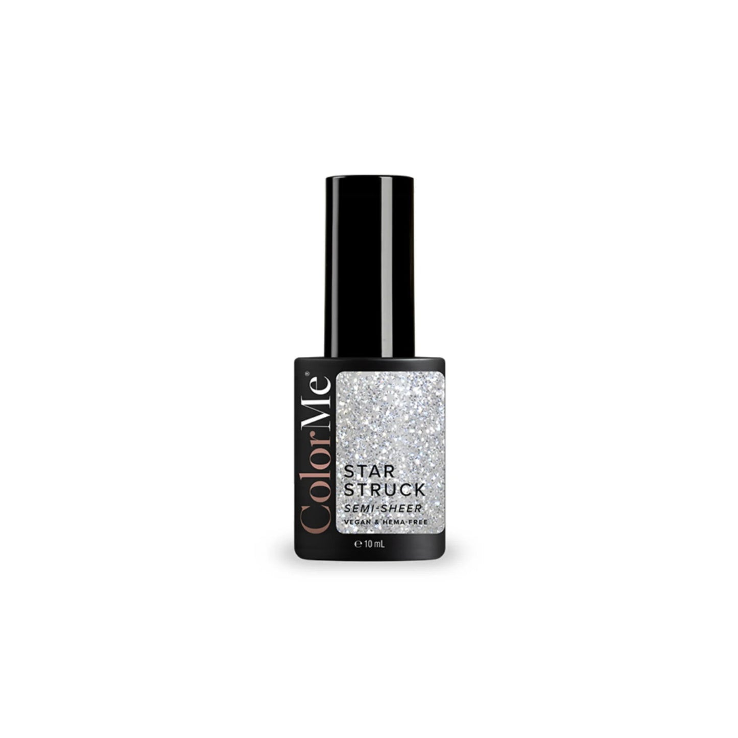 ColorMe Cosmetics, Starstruck, Gel, Semi-Permanent Nail Polish, Translucent, 10 ml