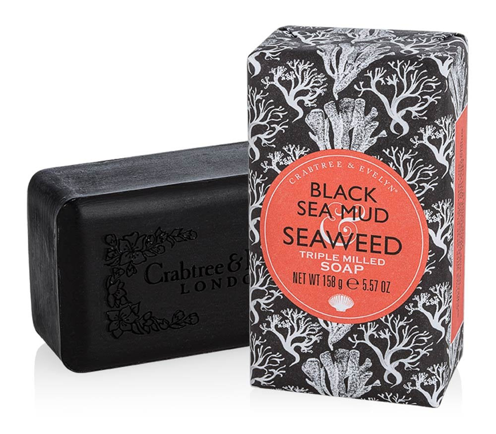 Crabtree & Evelyn, Black Sea Mud and Seaweed, Scented Soap Bar , 158 g - view 2