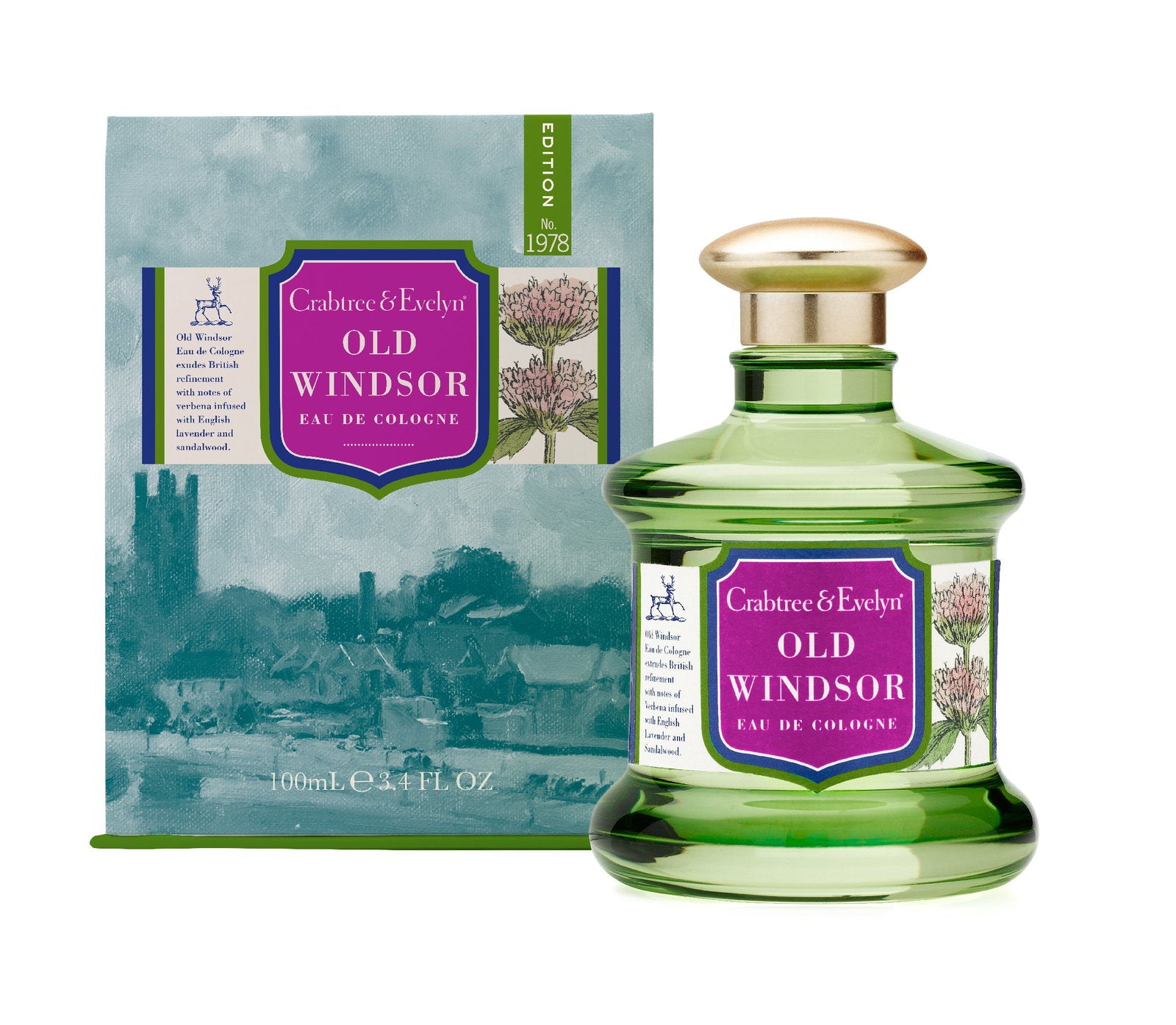 Crabtree & Evelyn, Old Windsor, Eau De Cologne, Unisex, 100 ml - view 2
