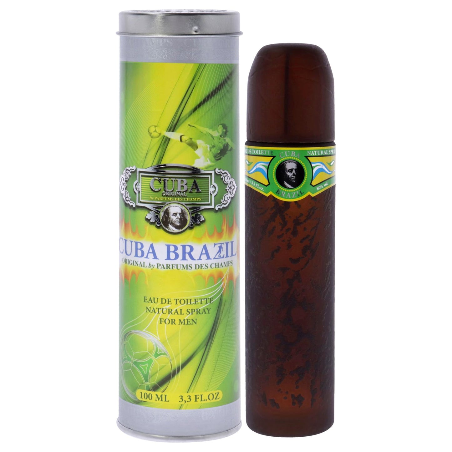 Cuba, Brazil, Eau De Toilette, For Men, 100 ml