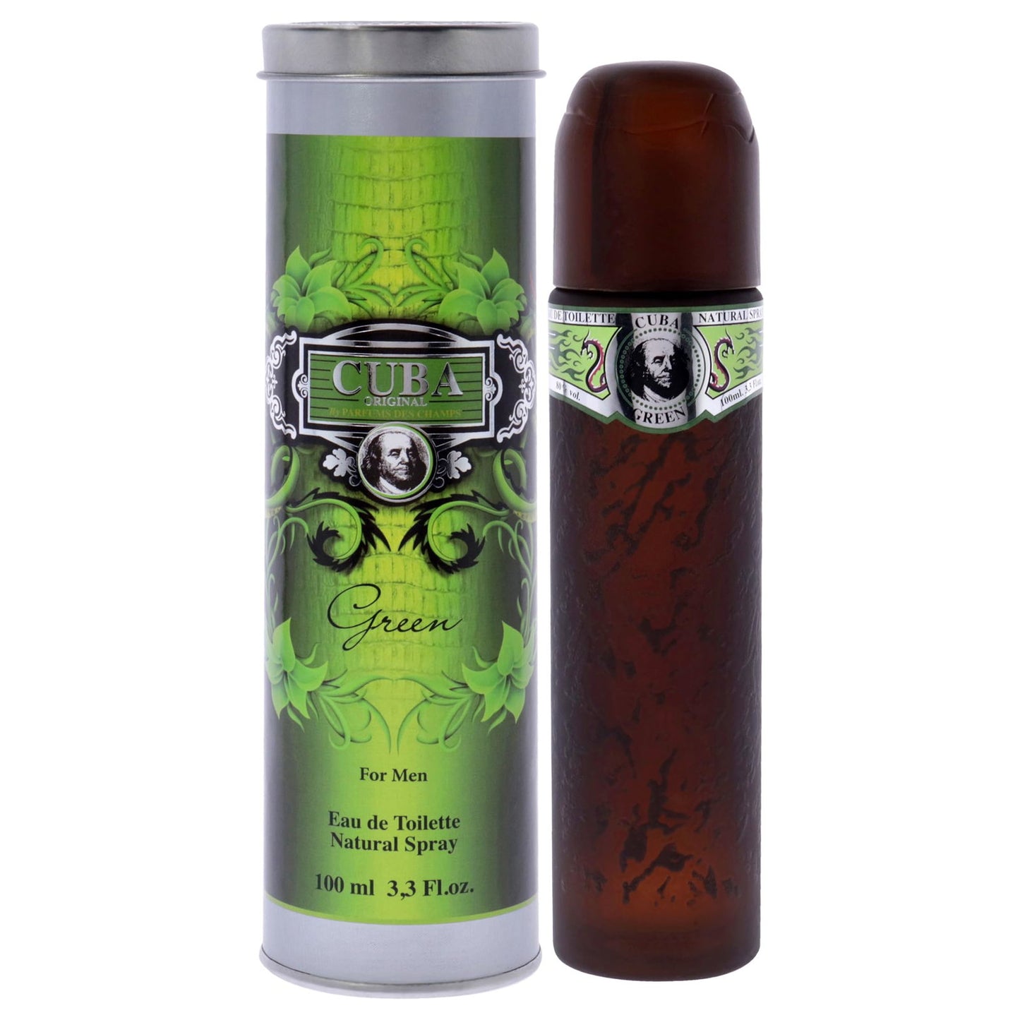 Cuba, Green, Eau De Toilette, For Men, 100 ml
