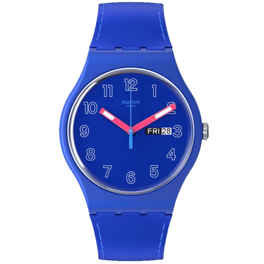 Swatch Originals de hombre La colección de enero Cobalt Disco