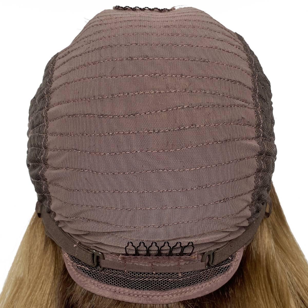Honey Blonde Ombre Wavy 5x5 HD Lace 100% Human Hair Closure Wig Luxegan