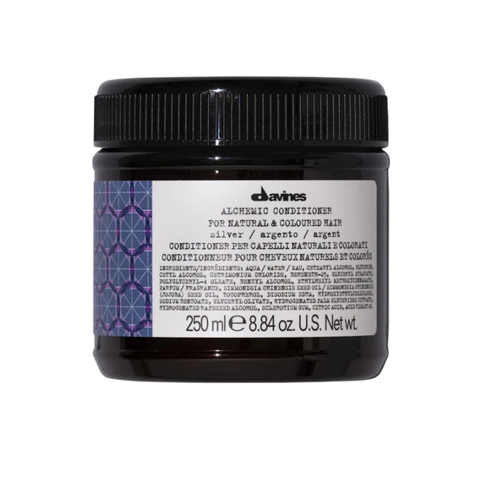 Davines, Alchemic, Hair Colour Conditioner,  Silver, Enhances Color Vibrancy, 250 ml