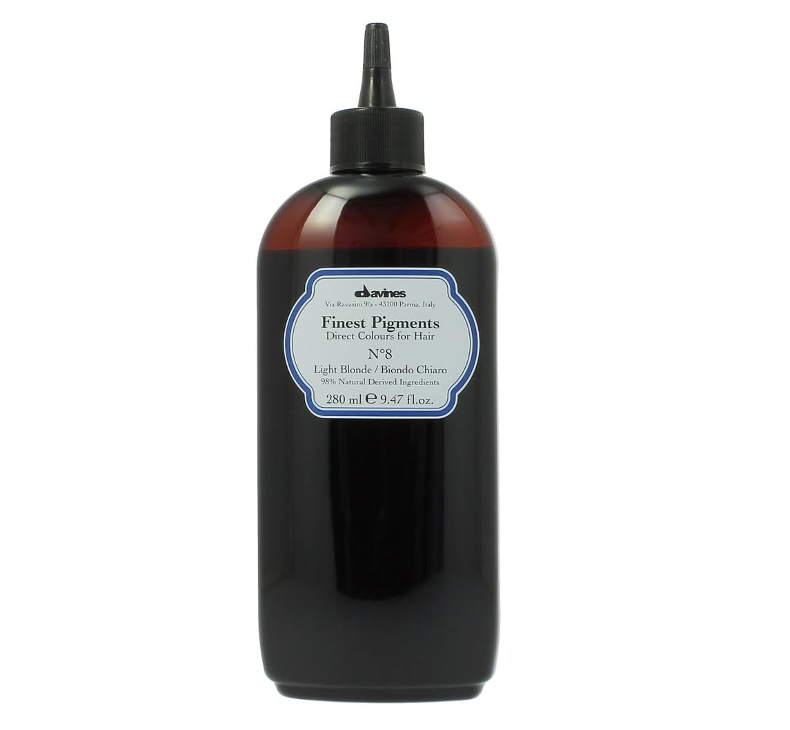 Davines, Finest Gloss, Natural Ingredients, Hair Colouring Pigment, N.8 Light Blonde, 280 ml
