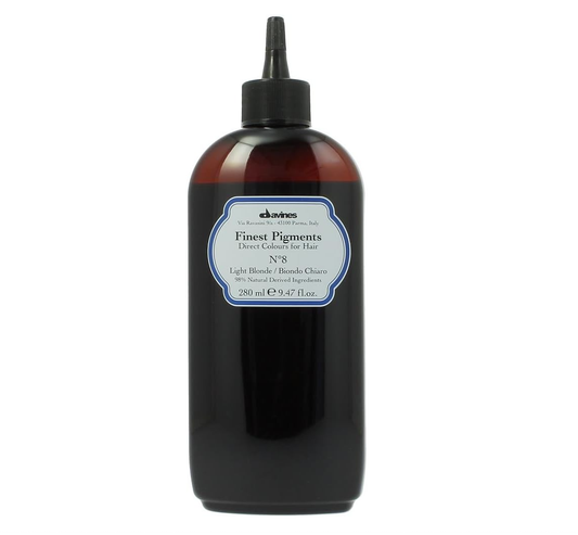 Davines, Finest Gloss, Natural Ingredients, Hair Colouring Pigment, N.8 Light Blonde, 280 ml