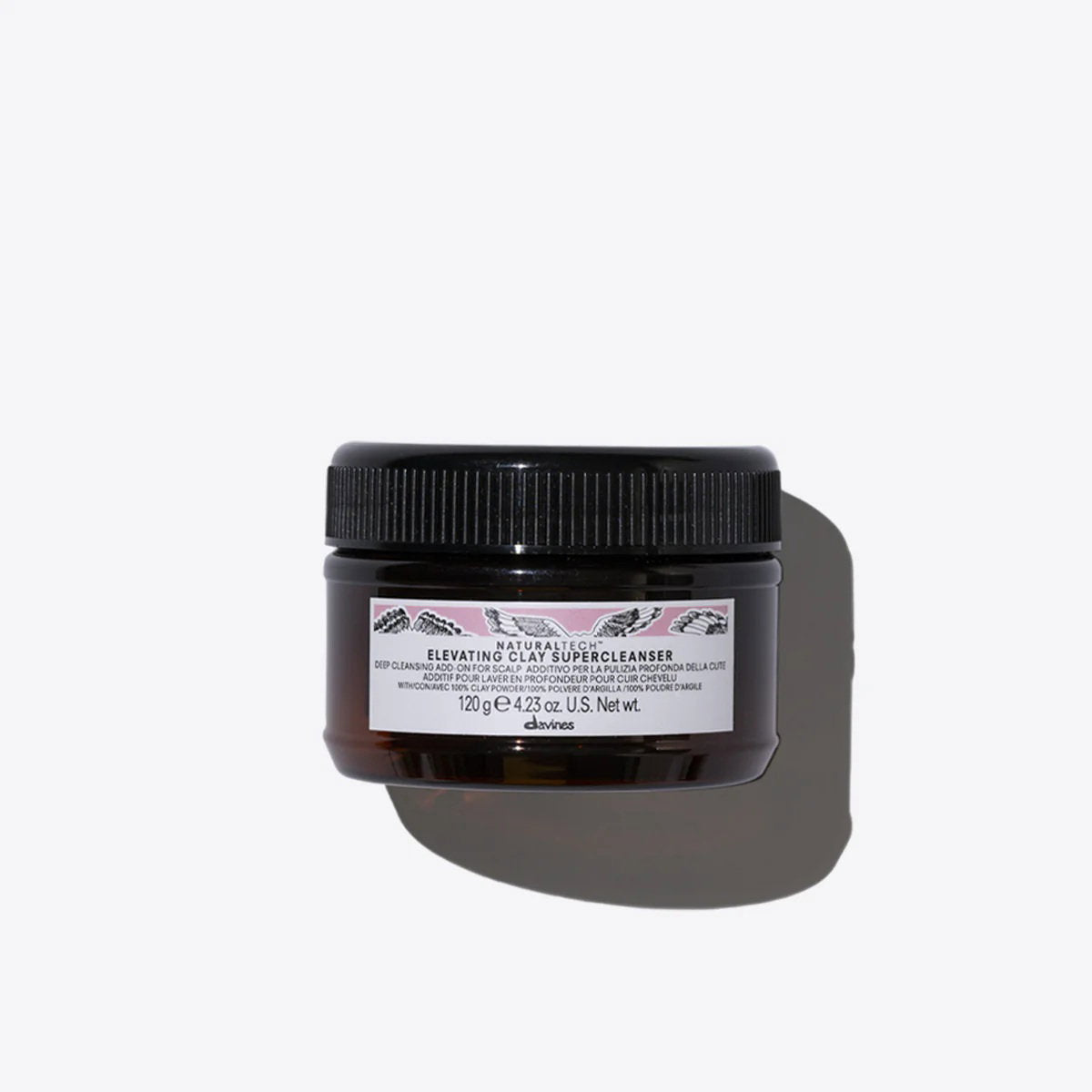 Davines, NaturalTech Elevating Clay, Scalp Scrub, Deep Cleansing, 120 g
