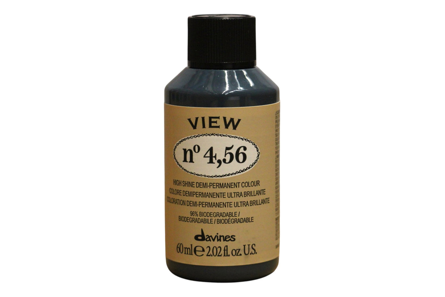 Davines, View, Demi-Permanent Hair Dye, 4.56 Gloss, 60 ml