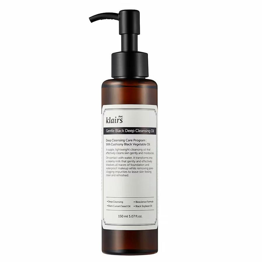 Dear Klairs, Gentle Black, Moisturising, Cleansing Oil, For Face, 150 ml