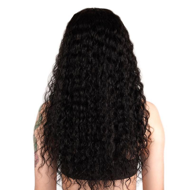 Deep Wave 13x4 HD Lace Front Human Hair Wig Luxegan
