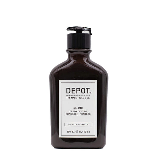 Depot, 100 Hair Cleansing No. 105, Charcoal, Hair Shampoo, For Detoxing, 250 ml