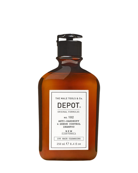 Depot, 100 Hair Cleansing No. 102, Botanical Complex, Hair Shampoo, Anti-Dandruff & Sebum Control, 250 ml