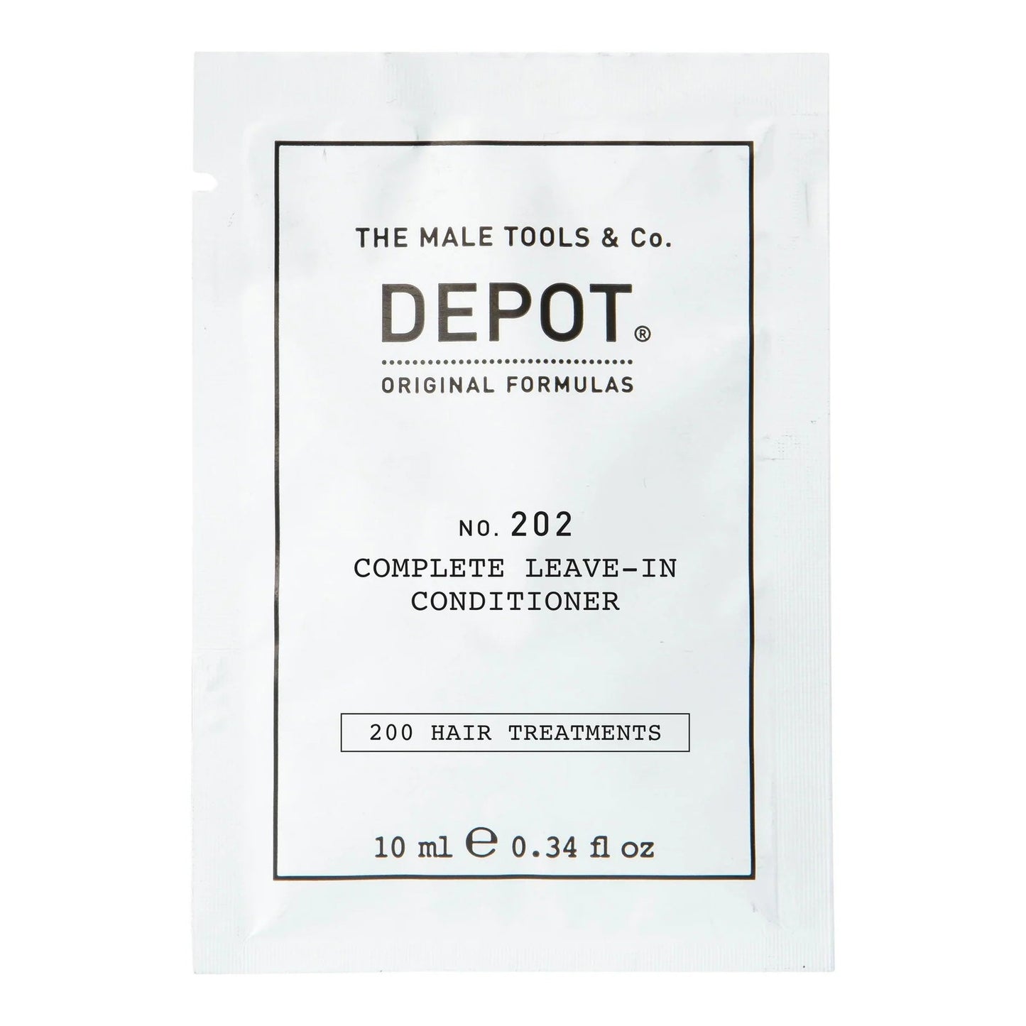 Depot, 200 Hair Treatments No. 202, Botanical Complex, Hair Leave-In Conditioner, For Hydration, 10 ml
