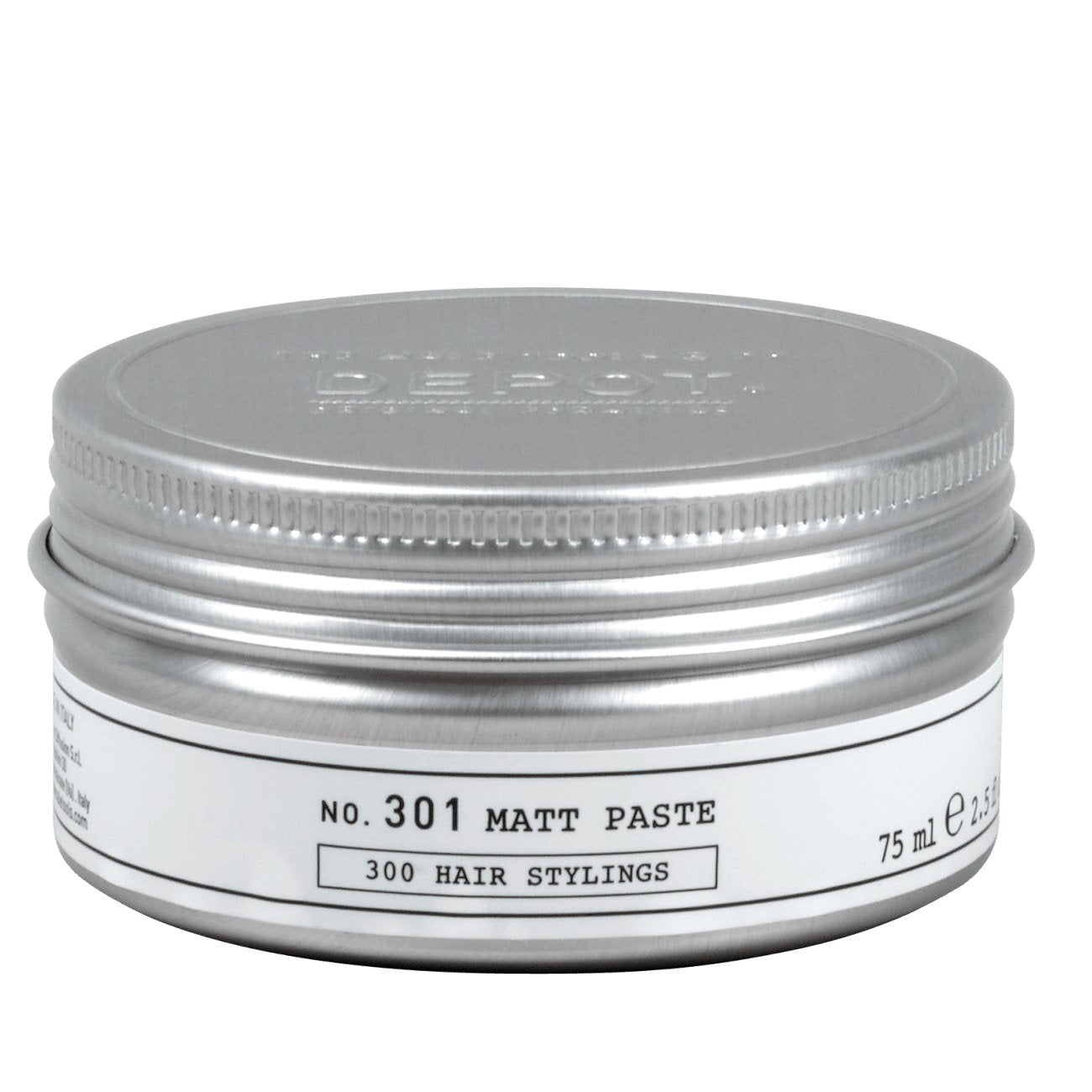 Depot, 300 Hair Stylings No. 301, Hair Styling Paste, Matte Texture, Strong Hold, For Hair, 75 ml