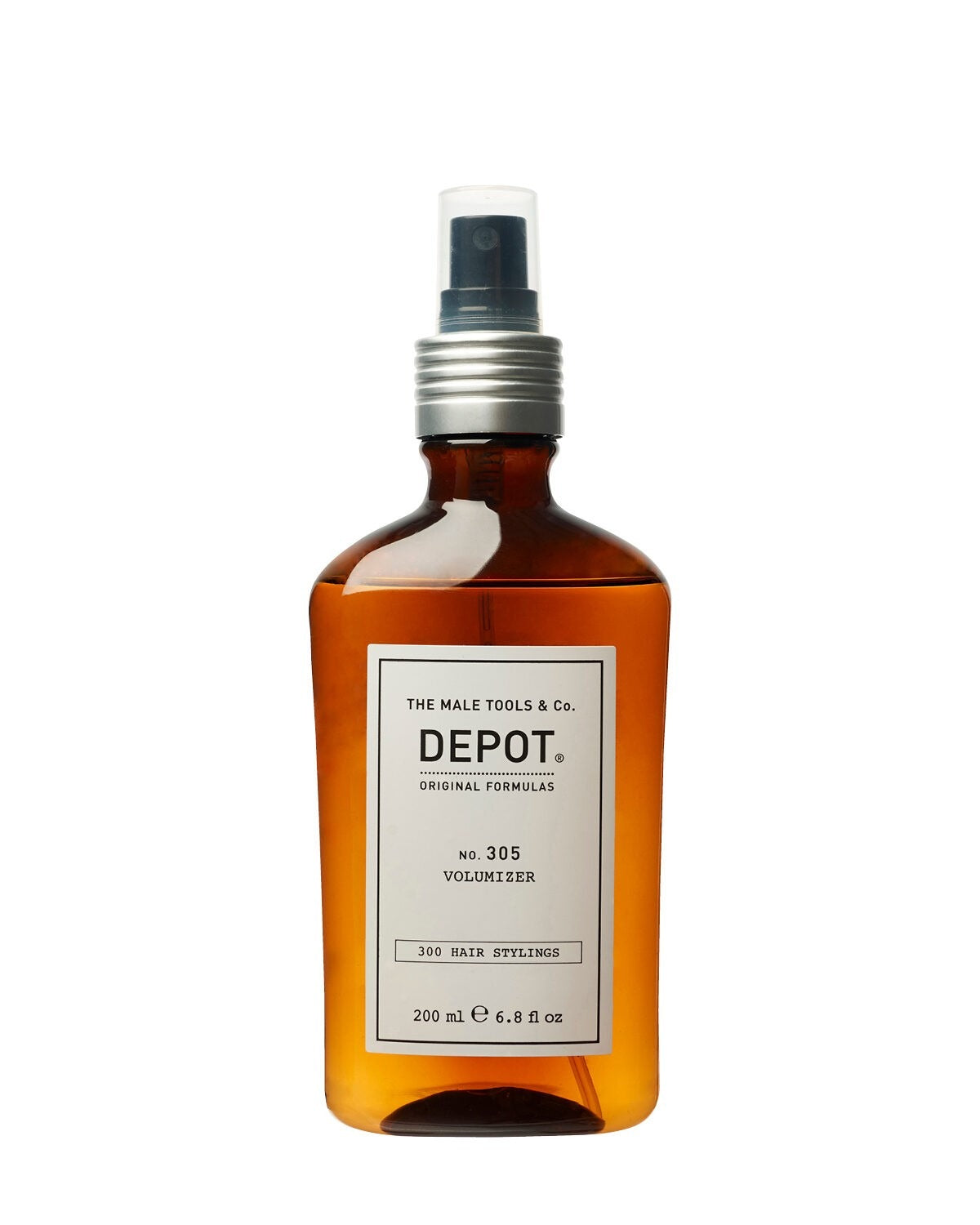 Depot, 300 Hair Stylings No. 305, Glycerin, Hair Spray, For Volume & Texture, Soft Hold, 200 ml