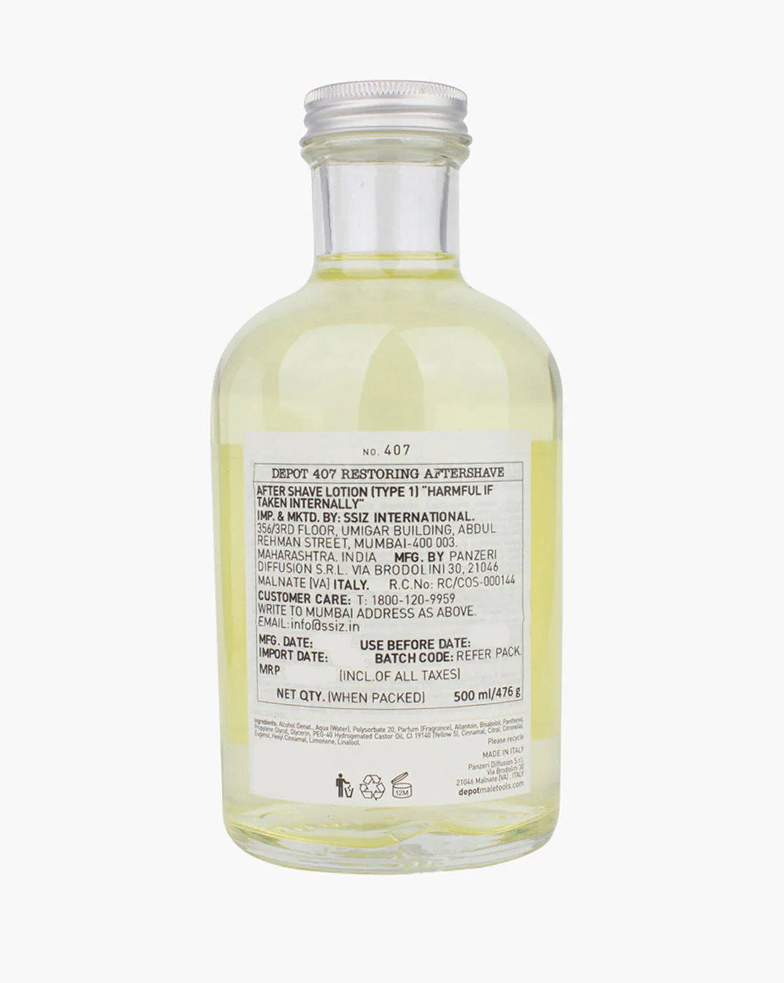 Depot, 400 Shave Specifics No. 407, Pro-Vitamin B5, Restoring & Refreshing, After-Shave Lotion - view 2