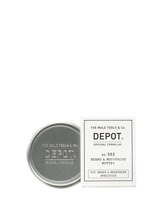 Depot, 500 Beard & Mustache Specifics No. 502, Argan Oil, Beard & Moustache Butter, Nourishing & Softening, 30 ml