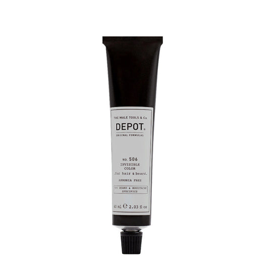Depot, 500 Beard & Mustache Specifics No. 506 Invisible Clour, Semi-Permanent Hair Dye,  Titanium, 60 ml