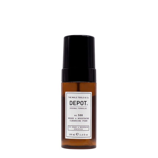 Depot, 500 Beard & Mustache Specifics No. 508, Beard Foam, For Cleansing, 100 ml