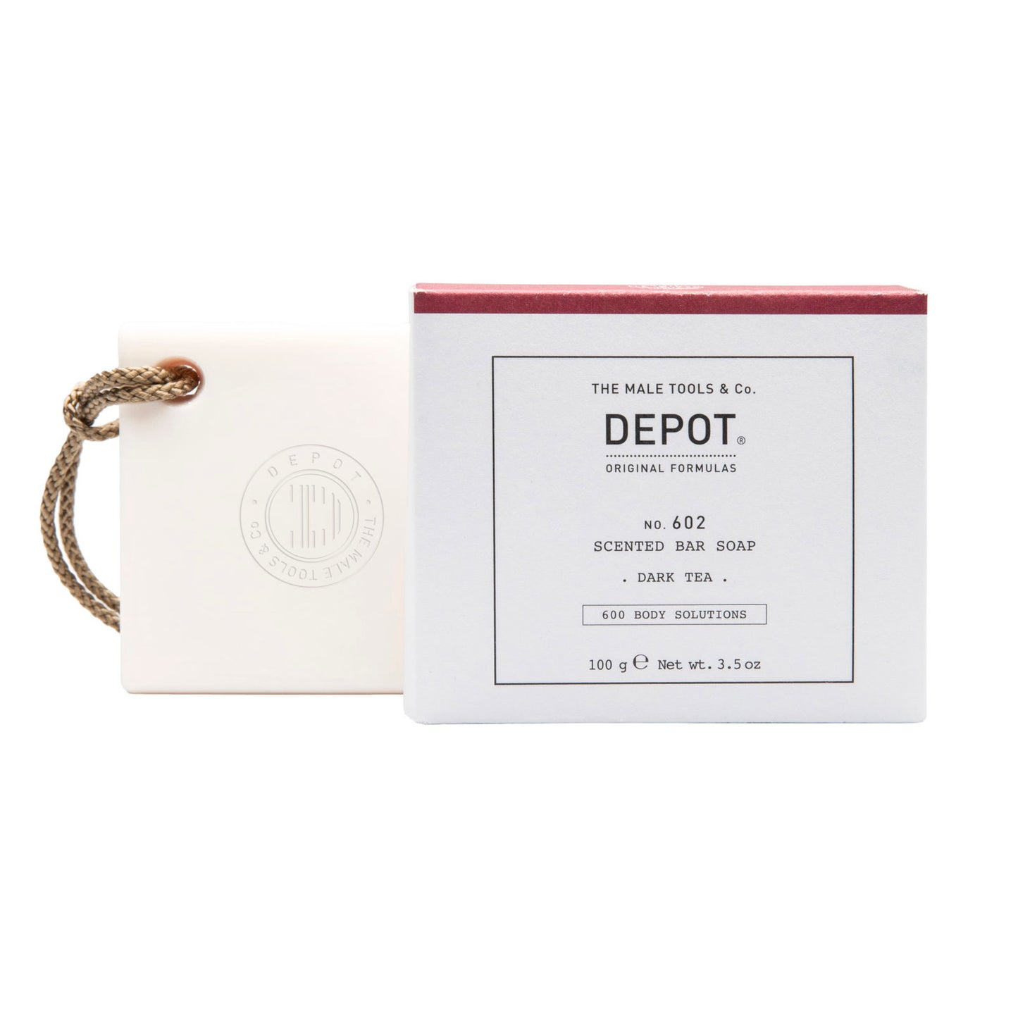 Depot, 600 Body Solutions No. 602, Botanical Complex, Cleansing, Dark Tea, Scented Soap Bar , Aromatic Notes