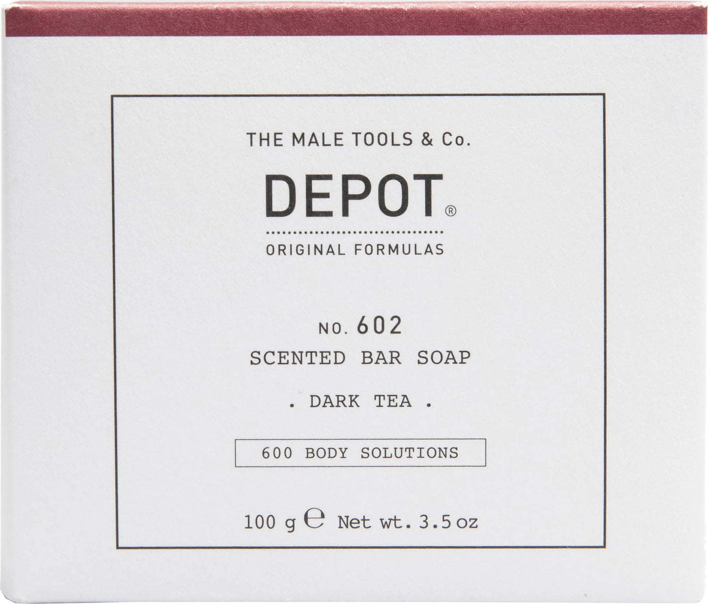 Depot, 600 Body Solutions No. 602, Botanical Complex, Cleansing, Dark Tea, Scented Soap Bar - view 3
