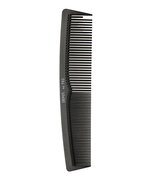 Depot, Accessories No. 702 Carbon, Hair Plastic Comb, Black