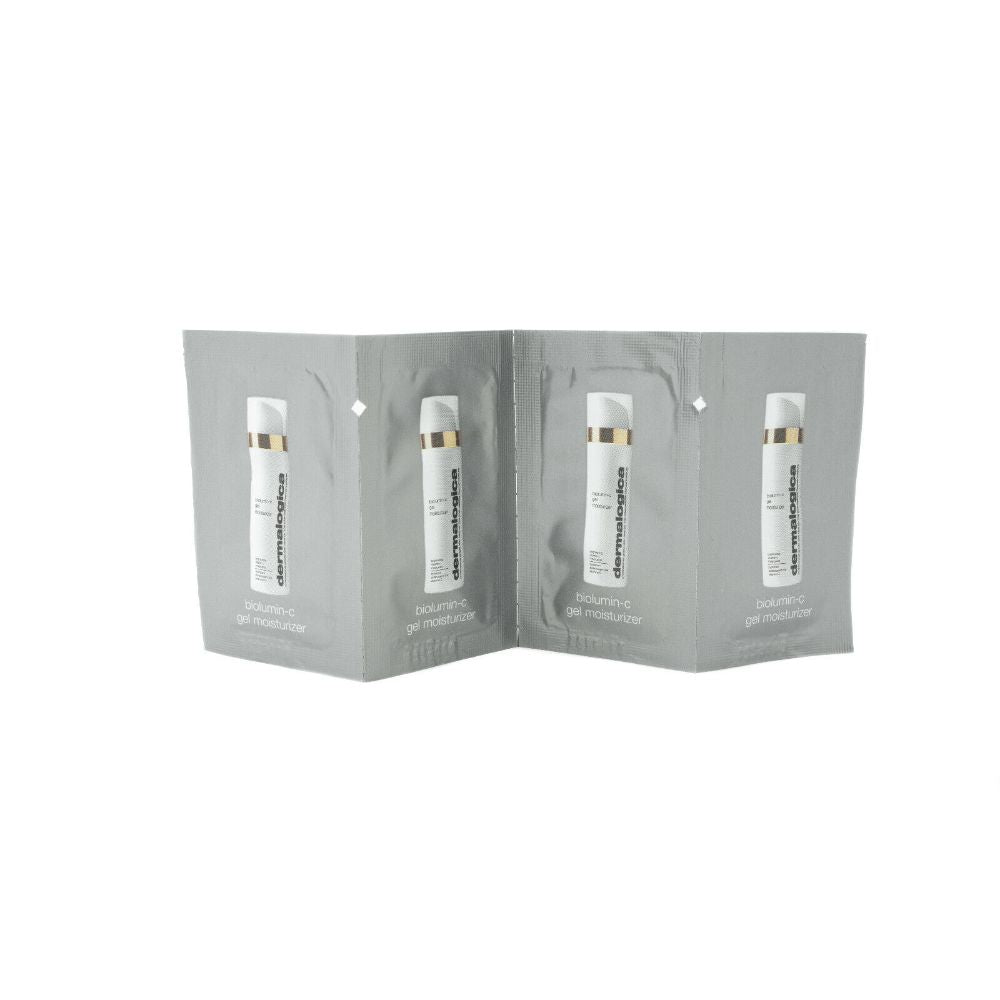 Set, Dermalogica, Biolumin-C, Glycolic Acid, Moisturizing, Gel, For Face, 4 pcs, *Sample