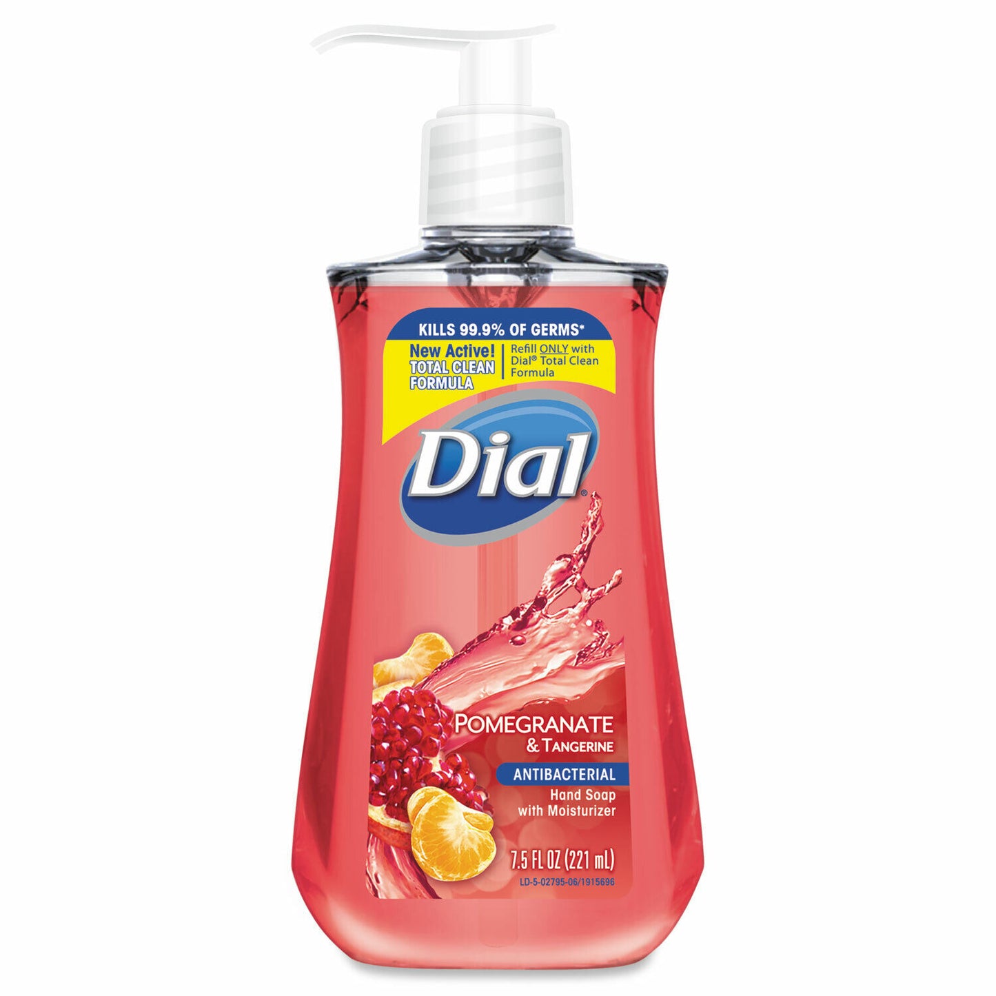 Dial, Antibacterial, Pomegranate & Tangerine, Liquid Soap, For Hands, 221 ml - view 3