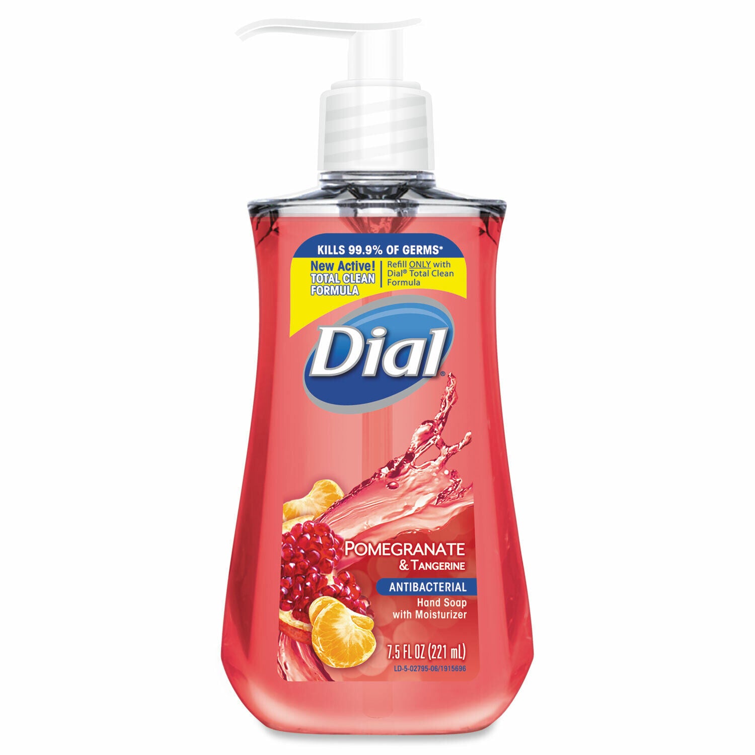 Dial, Antibacterial, Pomegranate & Tangerine, Liquid Soap, For Hands, 221 ml - view 3