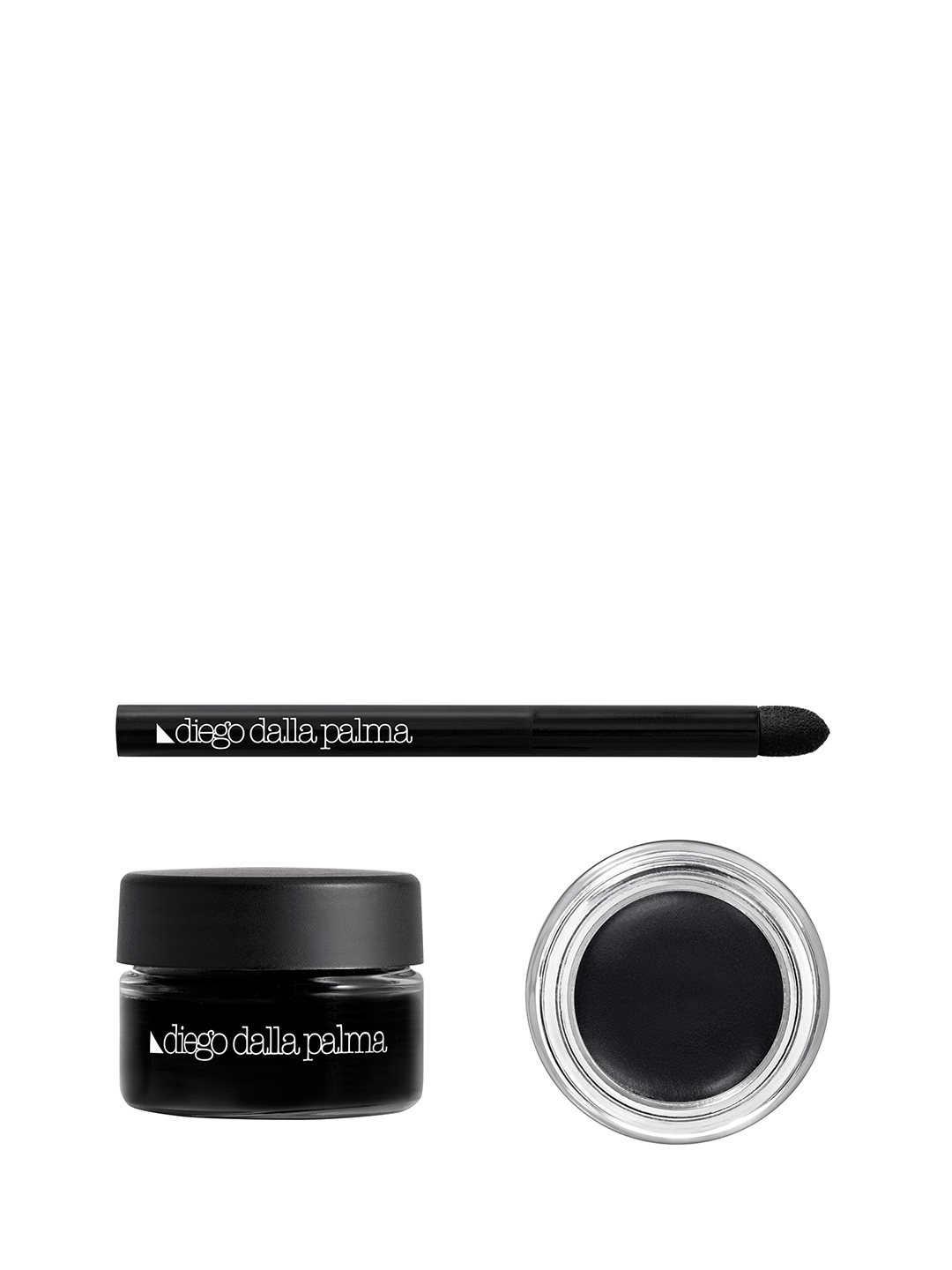 Diego Dalla Palma, Makeup Studio, Waterproof, Eyeshadow & Kajal Eyeliner 2-In-1, 11, Black, 3.2 g
