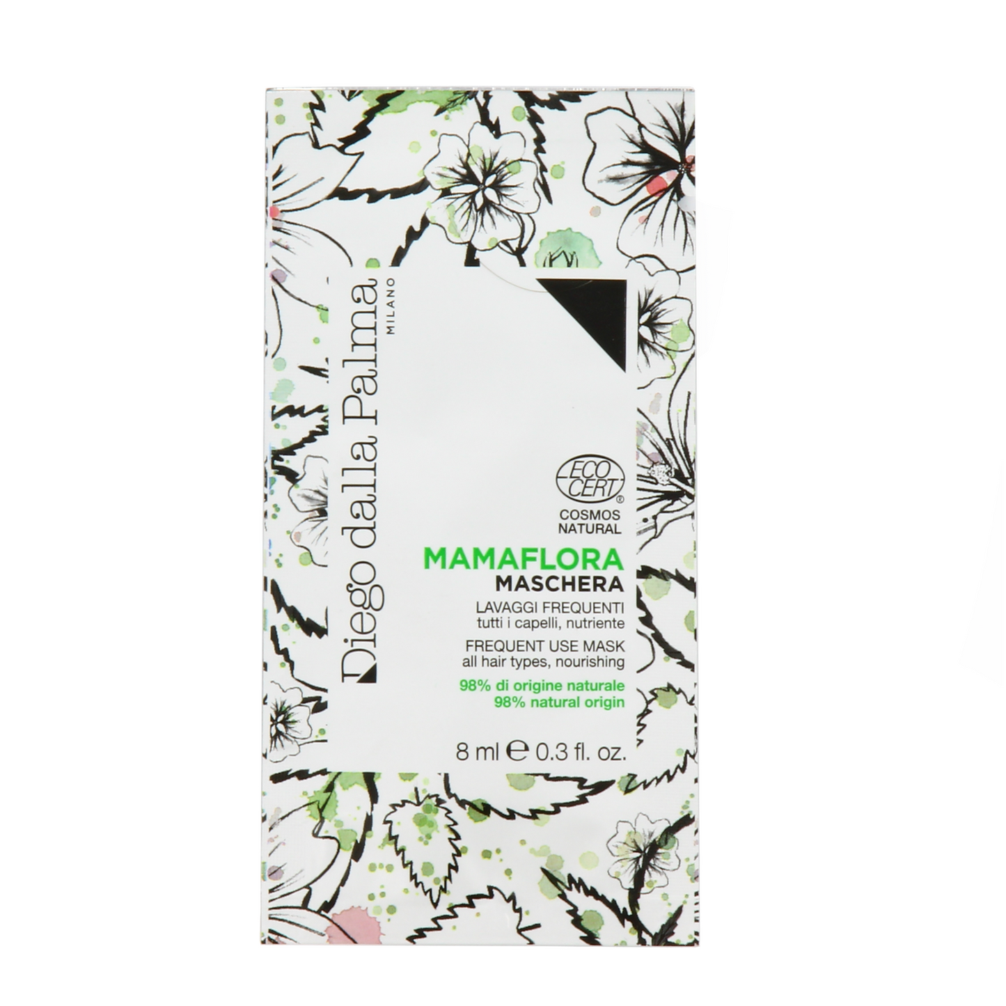 Set, Diego Dalla Palma, Mama Flora, Silicone Free, Hair Treatment Cream Mask, For Nourishing, 15 pcs, 8 ml