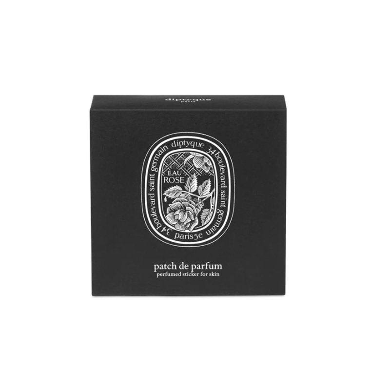 Set, Diptyque, Eau Rose - Patch De Parfum, Body Stickers, Perfumed, Floral, For Skin, Black, 5 pcs - view 2