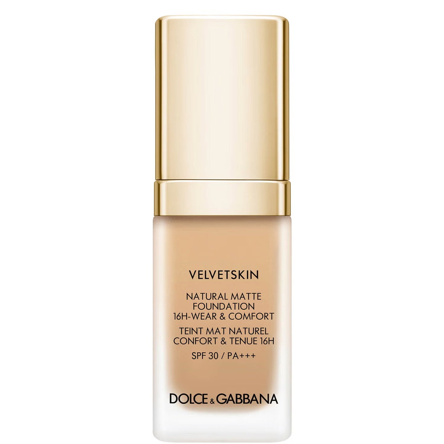 Dolce & Gabbana, Velvetskin, Matte, Liquid Foundation, 340, SPF 30, 30 ml