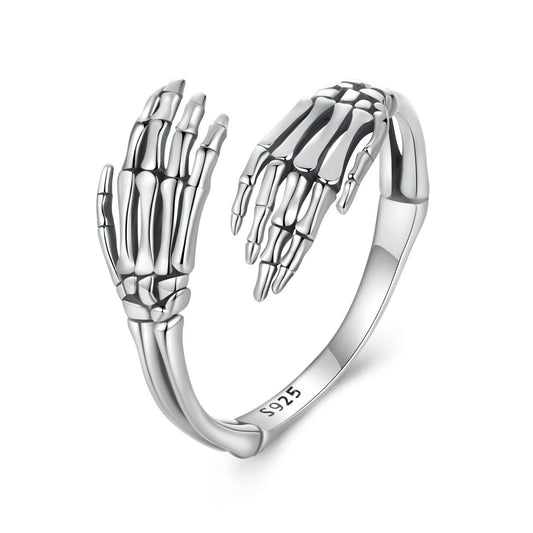 925 Sterling Silver Oxidized 0.2cm Ring