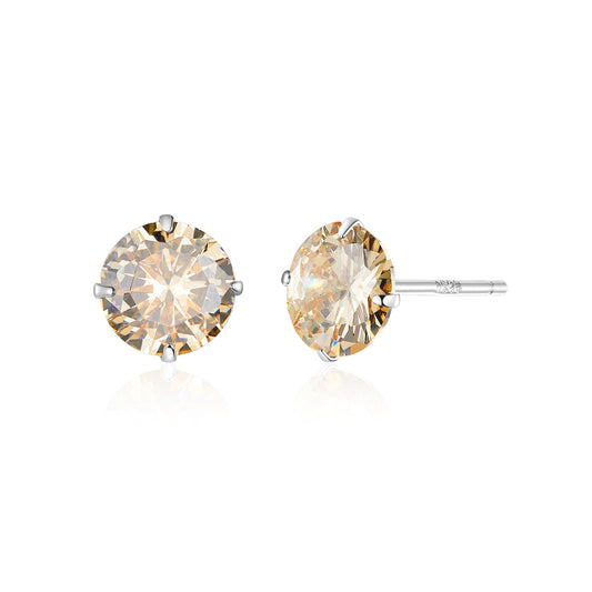 925 Sterling Silver Earrings with Pavé Setting CZ - view 2