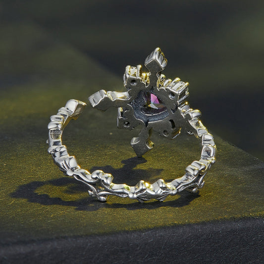 925 Sterling Silver Pavé Setting CZ Ring for Women