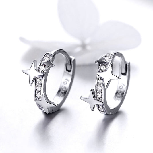 S925 Sterling SilverCZ Earrings for Women - view 2