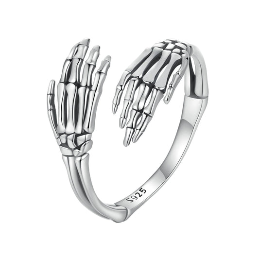 925 Sterling Silver Oxidized 0.2cm Ring