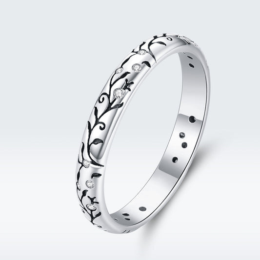 925 Sterling Silver Ring - Size 6.0 - Stylish Minimalist Design for Women