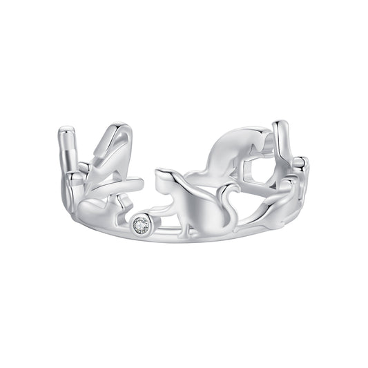 925 Sterling Silver Pavé Setting CZ Ring - Width 1.5-6.5mm for Women
