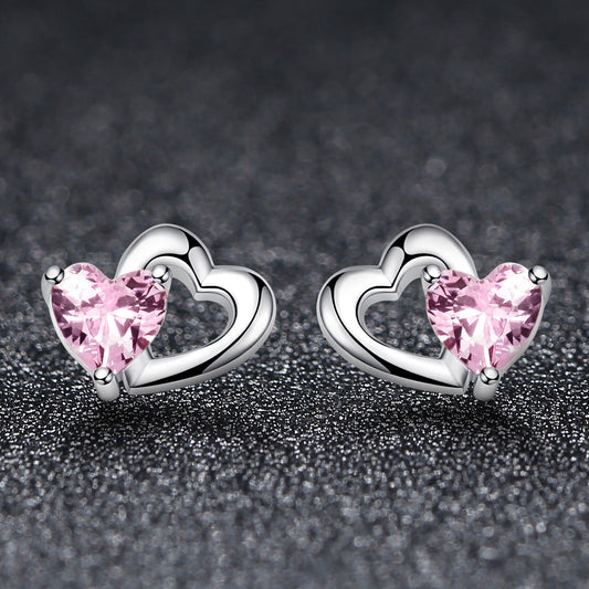 925 Sterling Silver Earrings with Pavé Setting CZ for Women