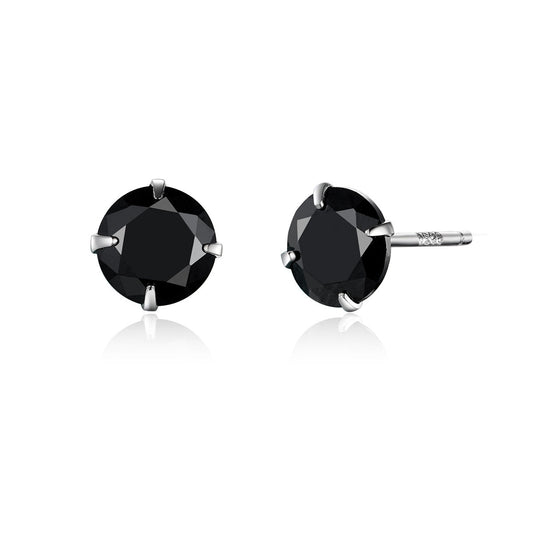 925 Sterling Silver Earrings with Pavé Setting CZ