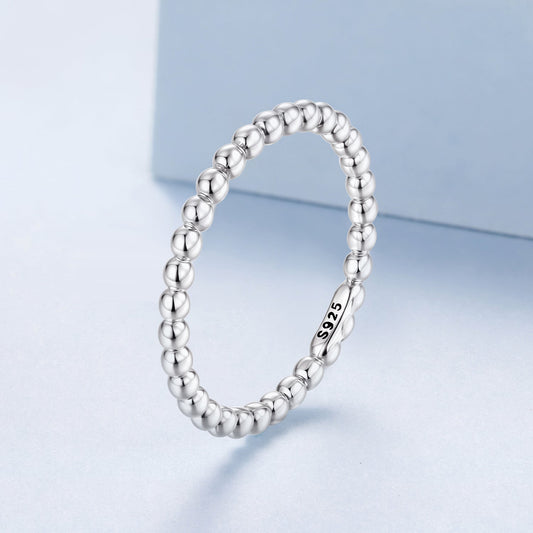 925 Sterling Silver Oxidized 0.17cm Ring for Women Size 6.0