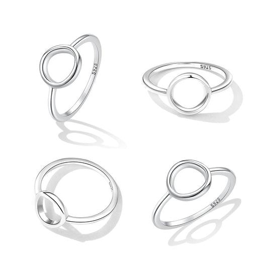 925 Sterling Silver Oxidized Ring Size 6.0 for Women