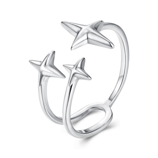 925 Sterling Silver Oxidized Silver Ring for Women
