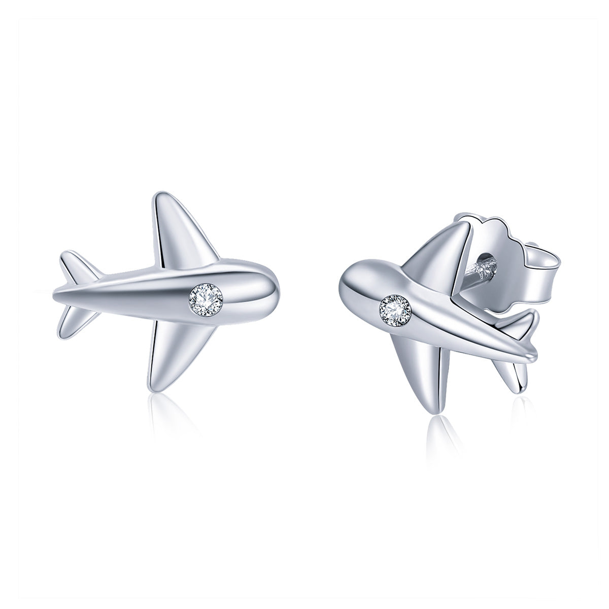 925 Sterling Silver Earrings with Pavé Setting CZ for Women