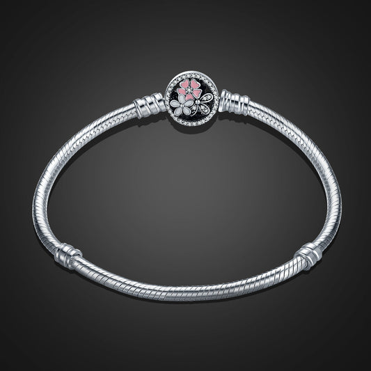 925 Sterling Silver Bracelet 18CM for Women