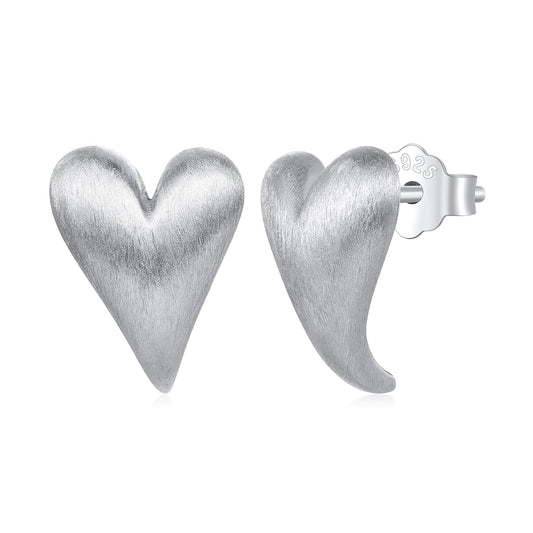 925 Sterling Silver Earrings with Platinum Plating for Women - view 2