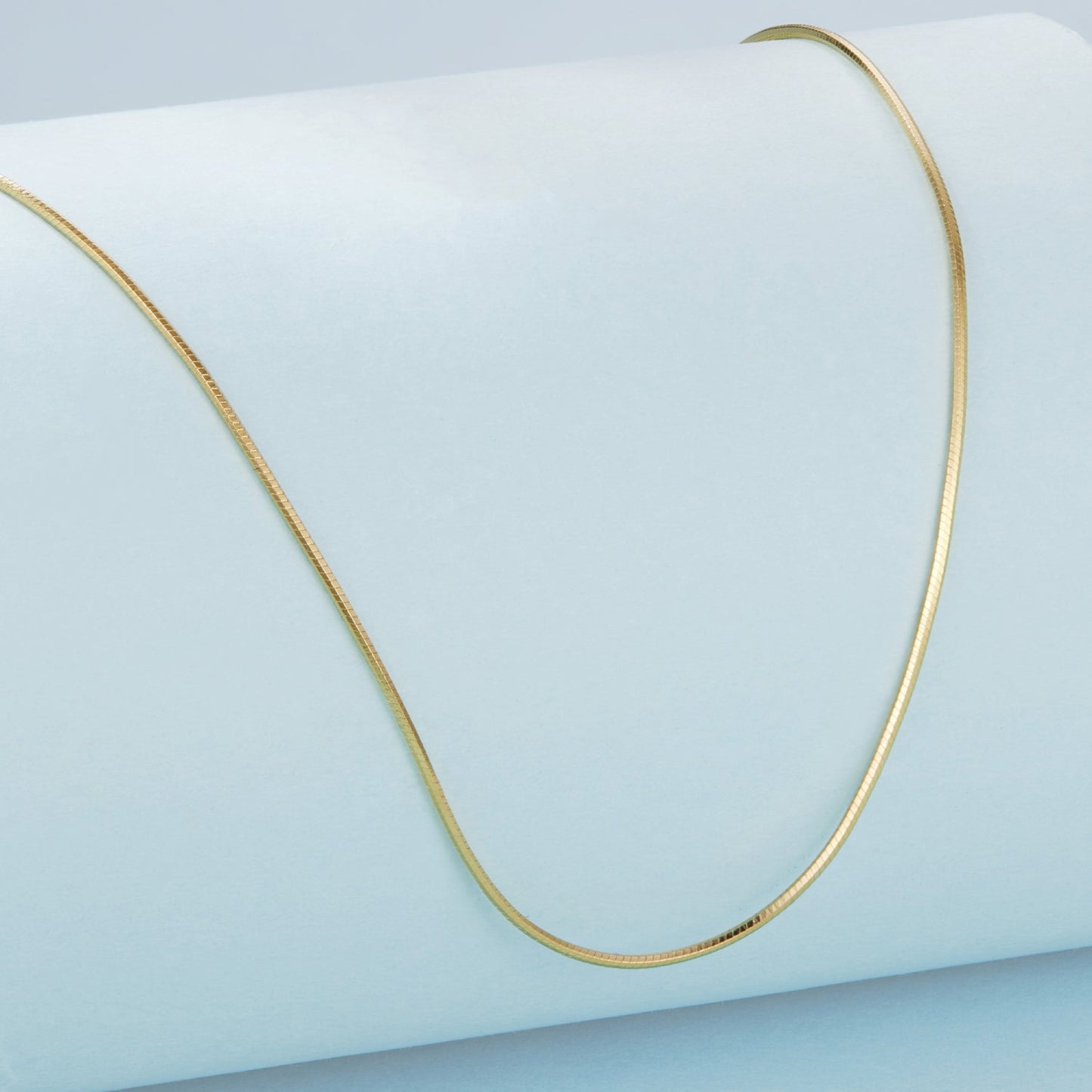 925 Sterling Silver + Plated White Gold 40cm Necklace