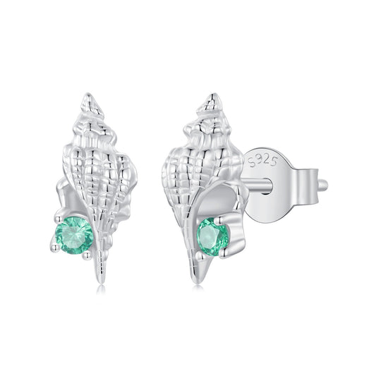 925 Sterling Silver Earrings with Transparent Glass, 5x12mm for Women - view 2
